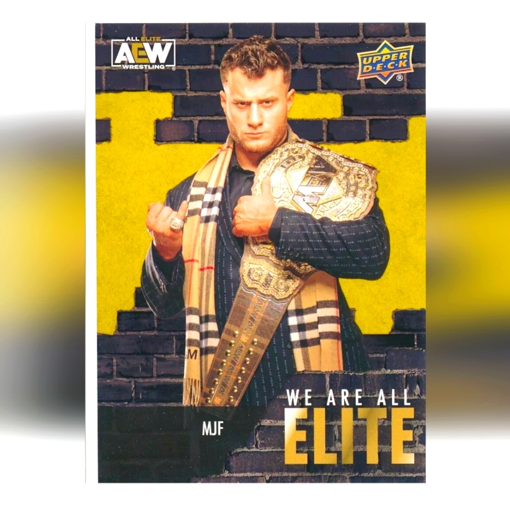 MJF 🔥 AEW Wrestling Trading Card 🏆 AEW Champion